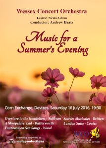 Summer 2016 concert poster