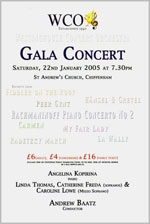 WCO relaunch concert poster 2005